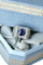 Bague 53 Art déco - Bague saphir et diamants en or blanc 18k et platine 58 Facettes