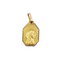 Pendentif Médaille religieuse - Vierge Marie en or 18k, Art déco, vers 1920 58 Facettes A07995