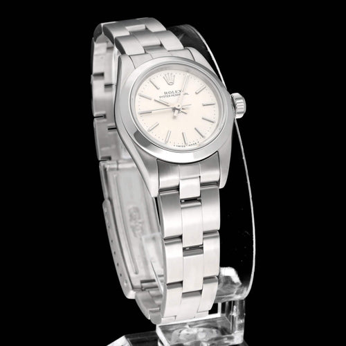 Montre Rolex Oyster Perpetual Lady 67180 - Montre automatique en acier, révisée, 1997 58 Facettes ROL/OOP/249