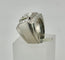 Bague 52 Bague Tank Art déco en platine, diamants taille ancienne, baguette et brillant 58 Facettes Bague tank