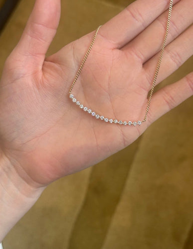 Collier Collier en or 18 carats et diamants 58 Facettes Collier Dia 17