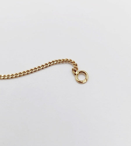 Collier Chaîne vintage en or 18k à maille gourmette, 46 cm 58 Facettes A08009
