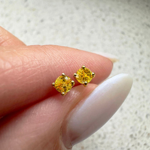 Boucles d'oreilles Single Tulip - Boucles d’oreilles en or 18k et tourmalines jaunes 58 Facettes GER1335YW_20261019