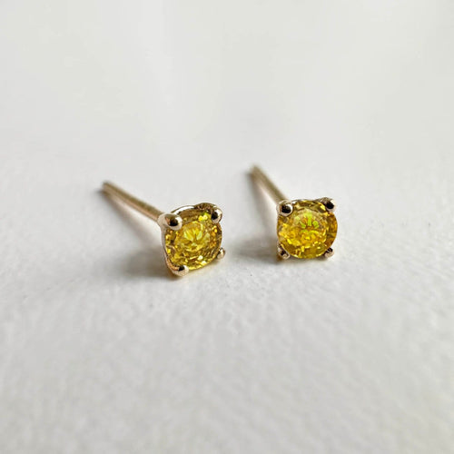 Boucles d'oreilles Single Tulip - Boucles d’oreilles en or 18k et tourmalines jaunes 58 Facettes GER1335YW_20261019