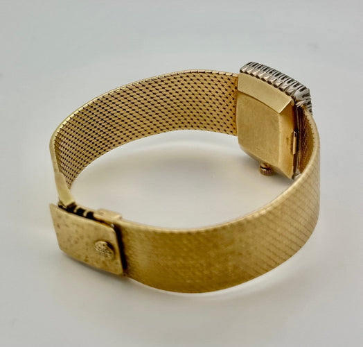 Montre Patek Philippe - Montre vintage en or jaune 18 carats et diamants 58 Facettes Montre Patek
