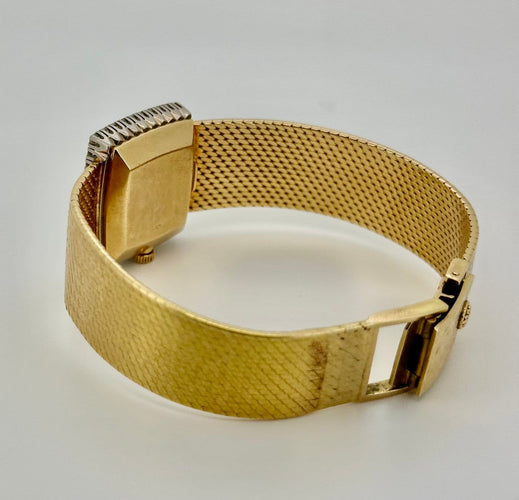 Montre Patek Philippe - Montre vintage en or jaune 18 carats et diamants 58 Facettes Montre Patek