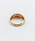 Bague 52.5 Bague jonc bombé en or rose 18k avec diamant taille brillant 0,20 ct, style gipsy 58 Facettes A08010