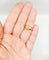 Bague 52.5 Bague jonc bombé en or rose 18k avec diamant taille brillant 0,20 ct, style gipsy 58 Facettes A08010