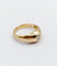 Bague 52.5 Bague jonc bombé en or rose 18k avec diamant taille brillant 0,20 ct, style gipsy 58 Facettes A08010