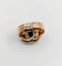 Bague 52 Bague marguerite en or rose, saphir naturel et diamants, vers 1900 58 Facettes A08011