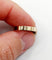 Bague 56 Bague marguerite ancienne en or rose 14k, diamants taille rose (vers 1900) 58 Facettes A08012