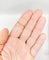 Bague 57 Bague jonc en or 18k biseautée, vers 1945 58 Facettes A08013