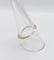 Bague 57 Bague jonc en or 18k biseautée, vers 1945 58 Facettes A08013