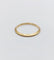 Bague 57 Bague jonc en or 18k biseautée, vers 1945 58 Facettes A08013