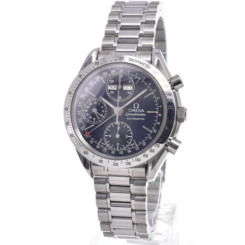 Montre Omega Speedmaster - Montre chronographe automatique triple calendrier en acier inoxydable 58 Facettes dmgnnqqszs