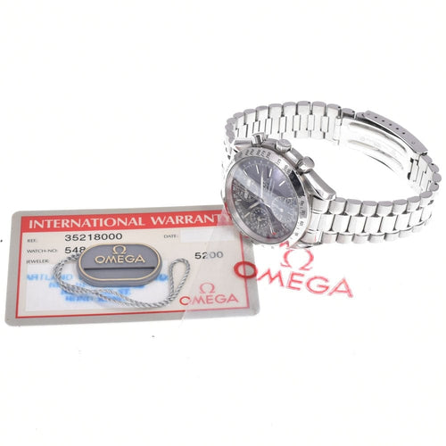 Montre Omega Speedmaster - Montre chronographe automatique triple calendrier en acier inoxydable 58 Facettes dmgnnqqszs