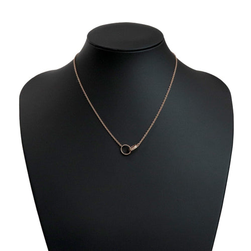 Collier Cartier - Collier Love Interlocking en or rose 18k 58 Facettes gxs87jokd3