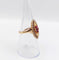 Bague 56 Bague marquise victorienne en or rose 18k, rubis et perles, vers 1890 58 Facettes A08014