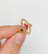 Bague 56 Bague marquise victorienne en or rose 18k, rubis et perles, vers 1890 58 Facettes A08014