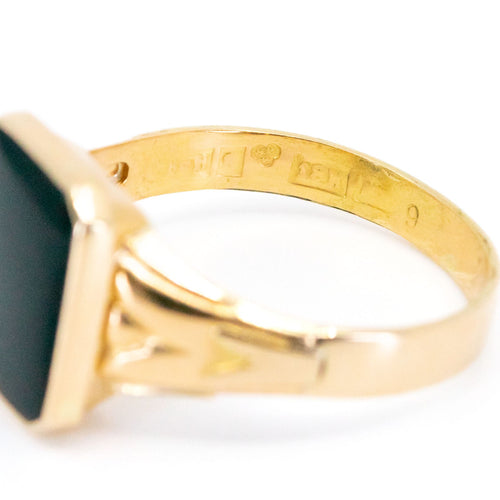 Bague 62 Bague chevalière en or 18k avec onyx 58 Facettes 9B78660E6EC0408C8264DA1843D87BE2