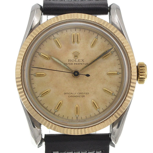 Montre Rolex - Montre Oyster Perpetual Navy automatique en or jaune et acier 58 Facettes vzizcfso22