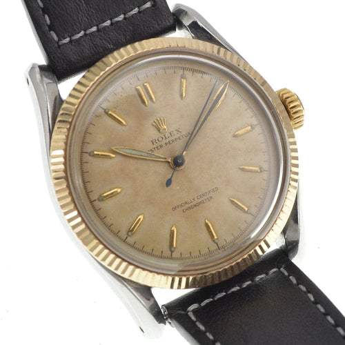 Montre Rolex - Montre Oyster Perpetual Navy automatique en or jaune et acier 58 Facettes vzizcfso22