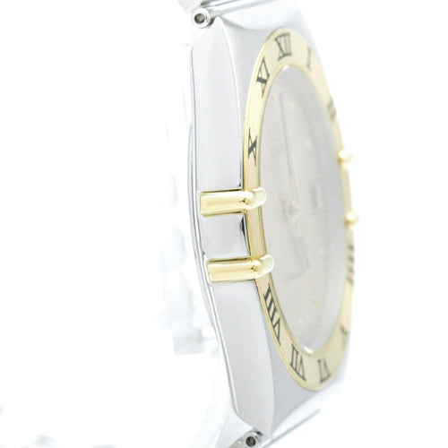 Montre Omega Constellation - Montre à quartz en acier inoxydable et or jaune 58 Facettes cc01efi7as