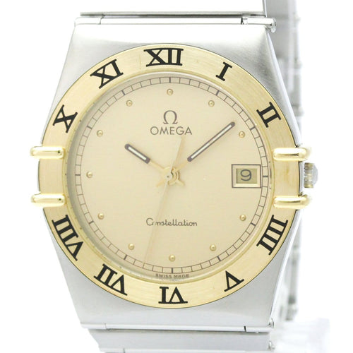 Montre Omega Constellation - Montre à quartz en acier inoxydable et or jaune 58 Facettes cc01efi7as