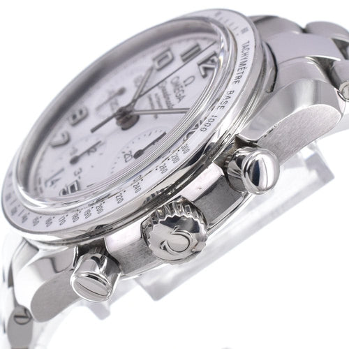 Montre Omega - Montre Speedmaster chronographe automatique en acier 58 Facettes amaj9n4mjm