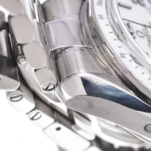 Montre Omega - Montre Speedmaster chronographe automatique en acier 58 Facettes amaj9n4mjm