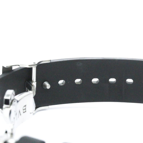 Montre Bvlgari - Montre Diagono automatique en acier inoxydable et caoutchouc 58 Facettes lzbbntiics
