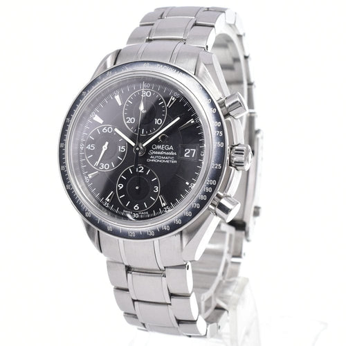 Montre Omega - Montre Speedmaster Date chronographe automatique en acier inoxydable 58 Facettes z81c3ej3sx
