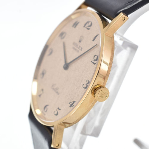 Montre Rolex Cellini - Montre quartz en or jaune, bracelet en alligator 58 Facettes m2xsy0oksw