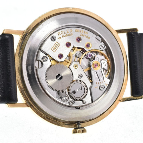 Montre Rolex Cellini - Montre quartz en or jaune, bracelet en alligator 58 Facettes m2xsy0oksw