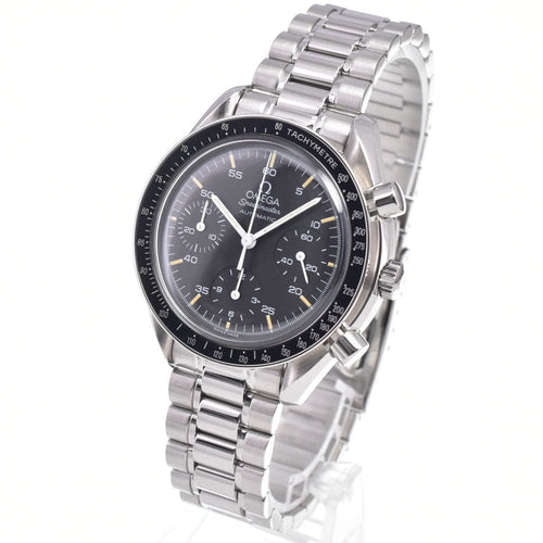 Montre Omega - Montre Speedmaster chronographe automatique en acier 58 Facettes pne7v9fhdk