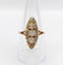 Bague 57.5 Bague marquise en or 18k, diamants taille ancienne, vers 1920 58 Facettes A08017