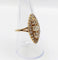 Bague 57.5 Bague marquise en or 18k, diamants taille ancienne, vers 1920 58 Facettes A08017