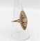 Bague 57.5 Bague marquise en or 18k, diamants taille ancienne, vers 1920 58 Facettes A08017