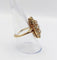 Bague 57.5 Bague marquise en or 18k, diamants taille ancienne, vers 1920 58 Facettes A08017