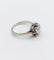 Bague 51.5 Bague solitaire Art déco en or blanc 18k et platine, diamant 1,20 ct (vers 1940) 58 Facettes A08018