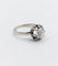 Bague 51.5 Bague solitaire Art déco en or blanc 18k et platine, diamant 1,20 ct (vers 1940) 58 Facettes A08018