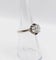 Bague 51.5 Bague solitaire Art déco en or blanc 18k et platine, diamant 1,20 ct (vers 1940) 58 Facettes A08018