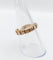 Bague 53 Alliance américaine en or 18k avec diamants, vers 1950 58 Facettes A08019