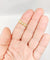 Bague 53 Alliance américaine en or 18k avec diamants, vers 1950 58 Facettes A08019