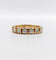 Bague 53 Alliance américaine en or 18k avec diamants, vers 1950 58 Facettes A08019