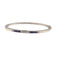Bracelet Guidetti - Bracelet rigide en or blanc 18 ct, diamants et saphirs 58 Facettes G4052