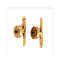 Cartier - Boutons de col en or jaune 18 carats avec saphirs 58 Facettes B2434