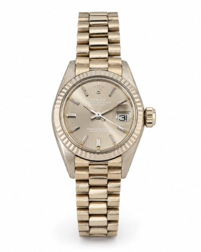 Montre Rolex - Montre Lady-Datejust en or blanc 18 carats 58 Facettes B26155