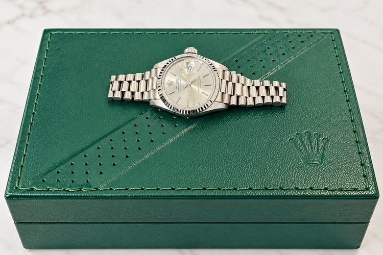 Montre Rolex - Montre Lady-Datejust en or blanc 18 carats 58 Facettes B26155