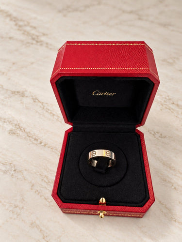 Bague 60 Cartier - Bague alliance Love en or blanc 18 carats 58 Facettes B26398